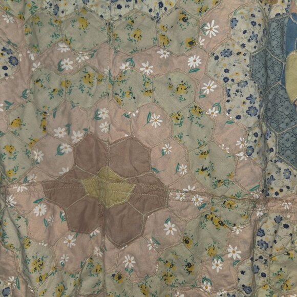 Magnolia Pearl Peach Pink Quilt Tuxedo Tailcoat Jacket Coat - Picture 5 of 10